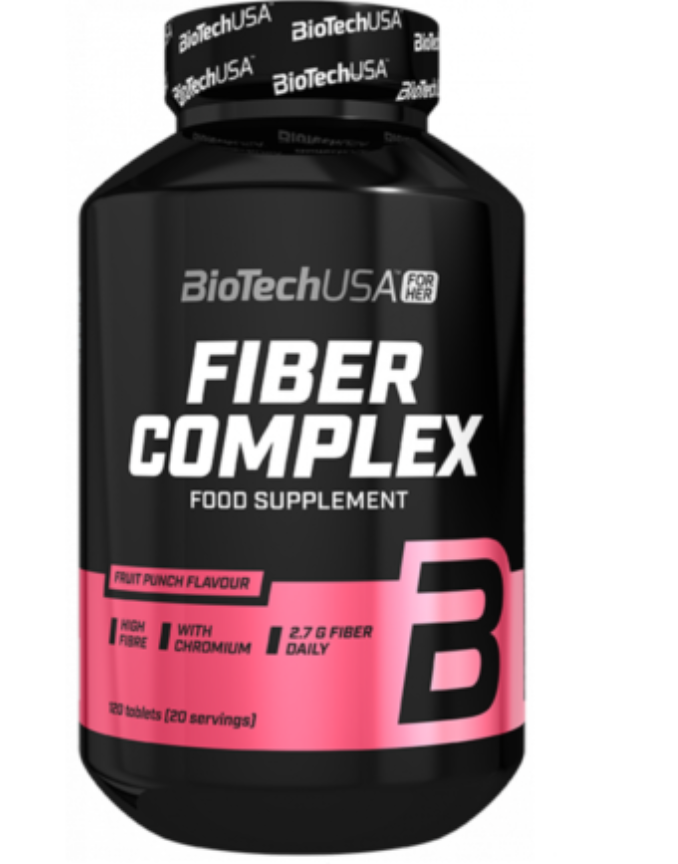 BioTechUSA Fiber Complex Fruit Punch 120 Tablets